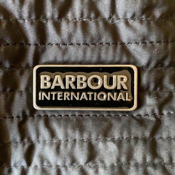 Barbour Extractor Leather Trim Quilted Jacket US 4 - Picture 4 of 10